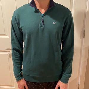 Vineyard Vines cotton men’s quarter zip pullover